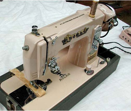 Pink Atlas DeLuxe Sewing Machine Brother