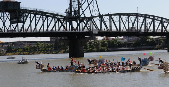 Dragon Boat Race in Portland, Oregon