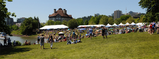Crowd at Dragon Boat Race in Portland